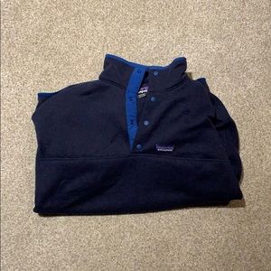 Patagonia fleece quarter button